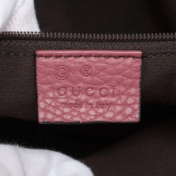 Gucci Bamboo Tassel Leather Two-Way Handbag Pink - Picture 12 of 16